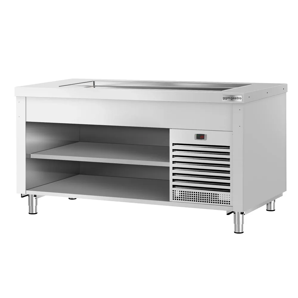 Хладилен бюфет KOPENHAGEN - 1560mm - с хладилна плоча - за GN 1/1