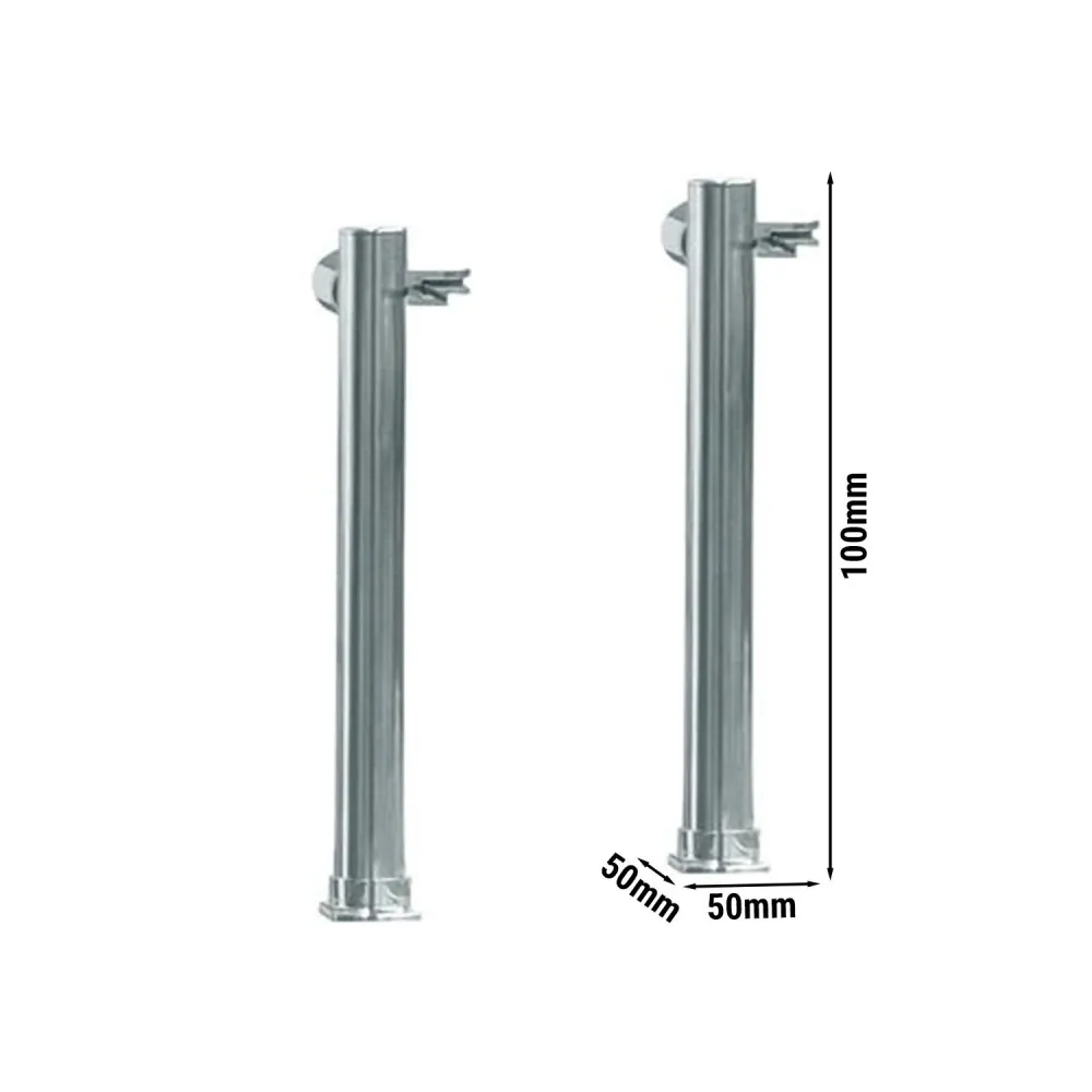 Поставка за стъклени чаши - KOPENHAGEN - Дължина: 2250mm - 50x50x500mm - за BVI800-GH6