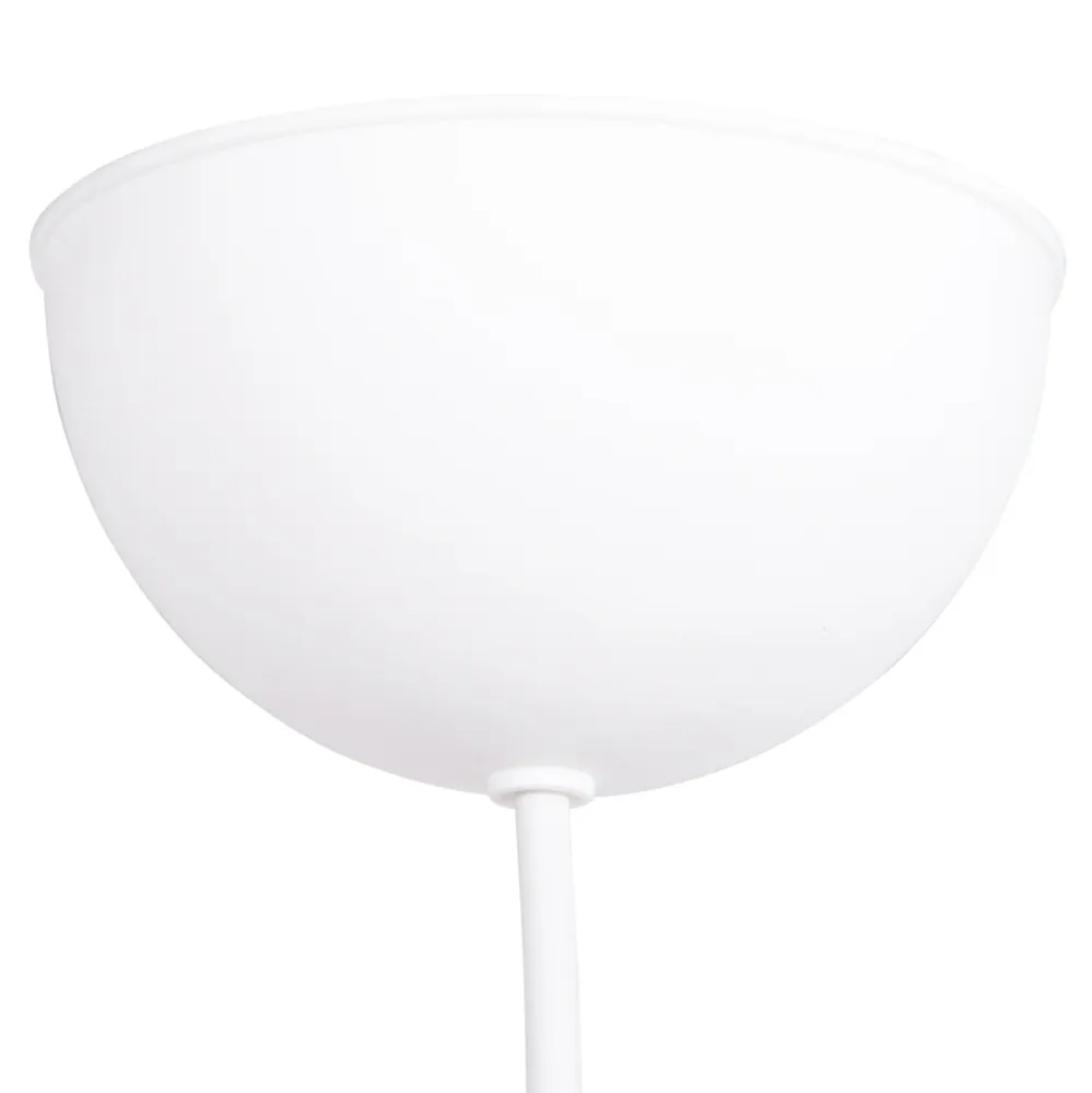 Цилиндричен плафон KRIKS pvc в бяло-сиво φ30x70ηcm