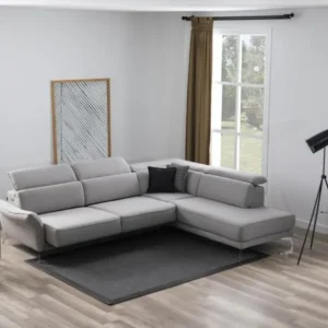 Ъглов разтегателен диван «Kristal Lounge» + електрически механизъм, USB зарядна станция