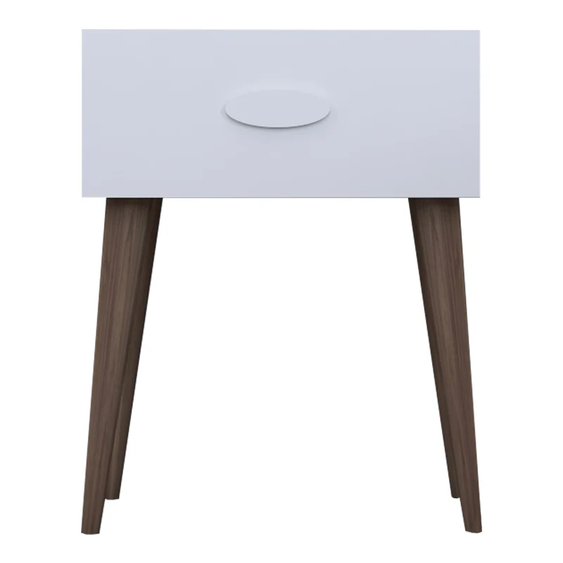 Нощно шкафче Laber бял меламин 45x30x57.5см