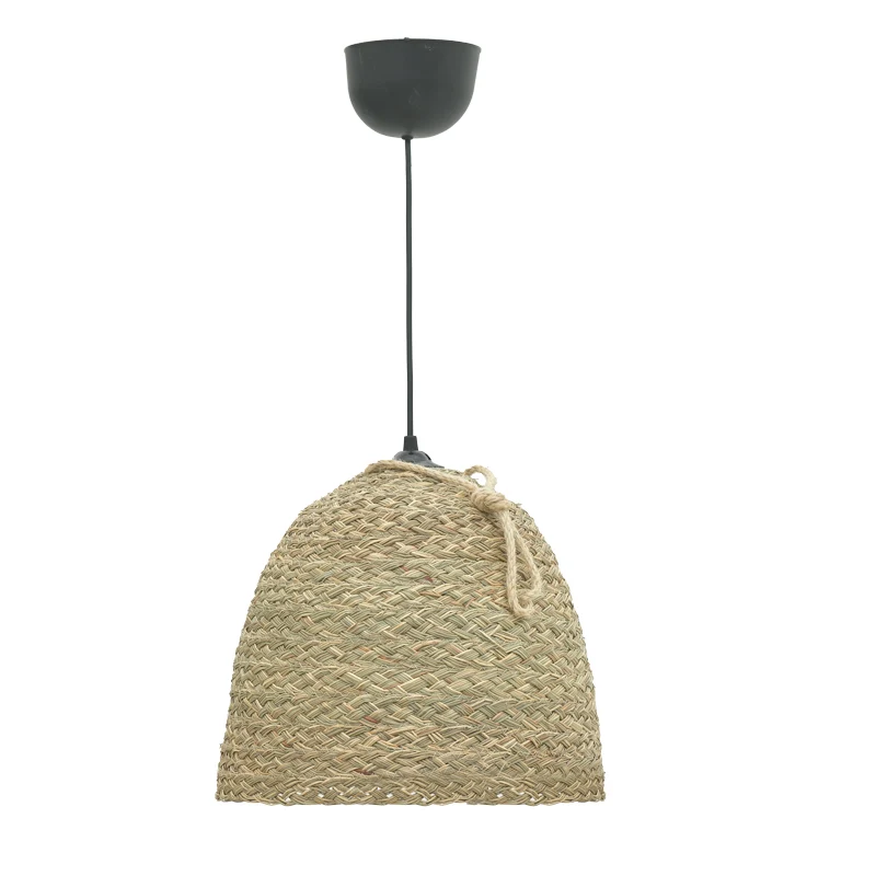 Lamper естествен плетен плафон D30x82см