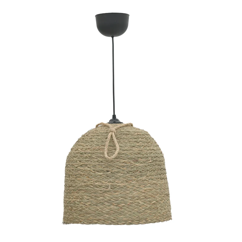 Lamper естествен плетен плафон D34x87см