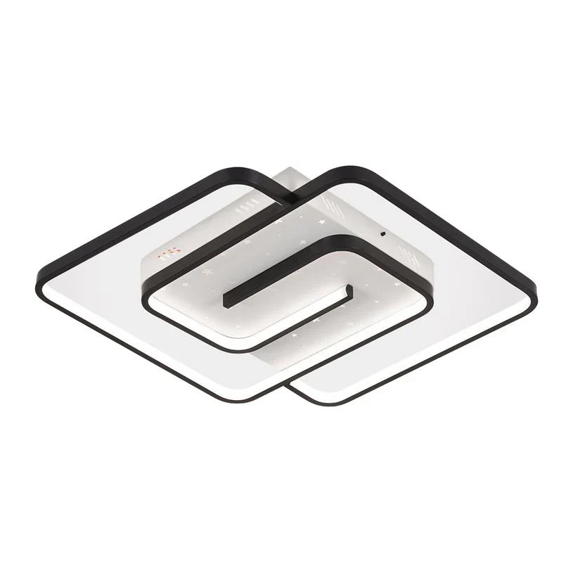 LED плафониера 100W, 6000lm, квадратна форма с дистанционно управление