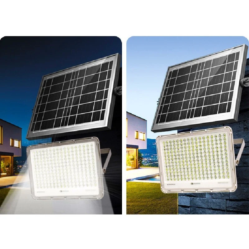 LED прожектор със соларен панел 100W | EcoLumen