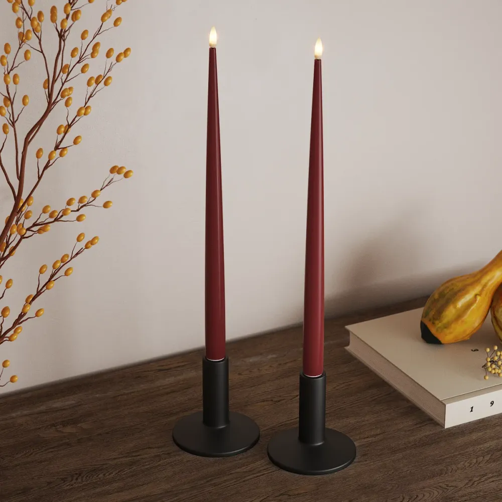 LED светлина за зареждане с липса, 2 бр. (38 cm) Бордо