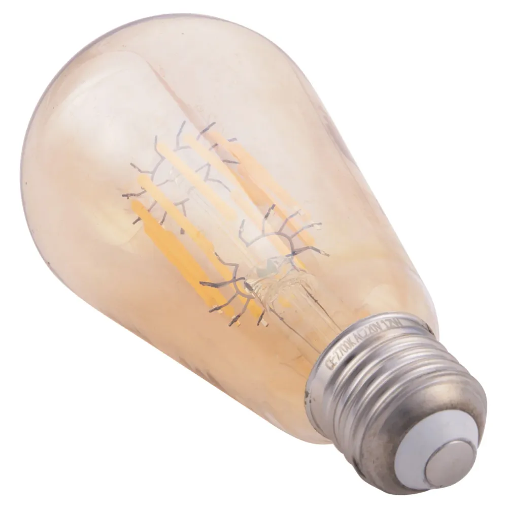 Led крушка златист цвят 12W E27 2700K