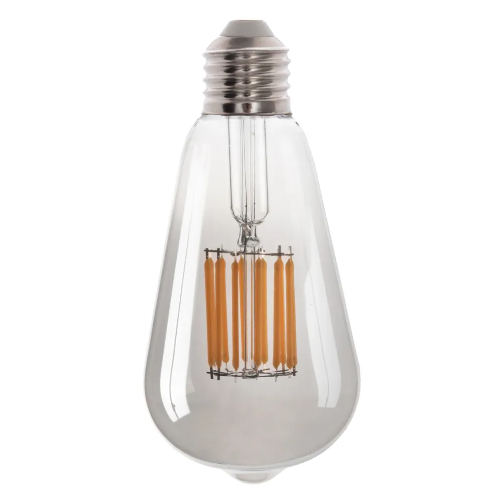 Led крушка 12W E27 2700K сив опушен цвят