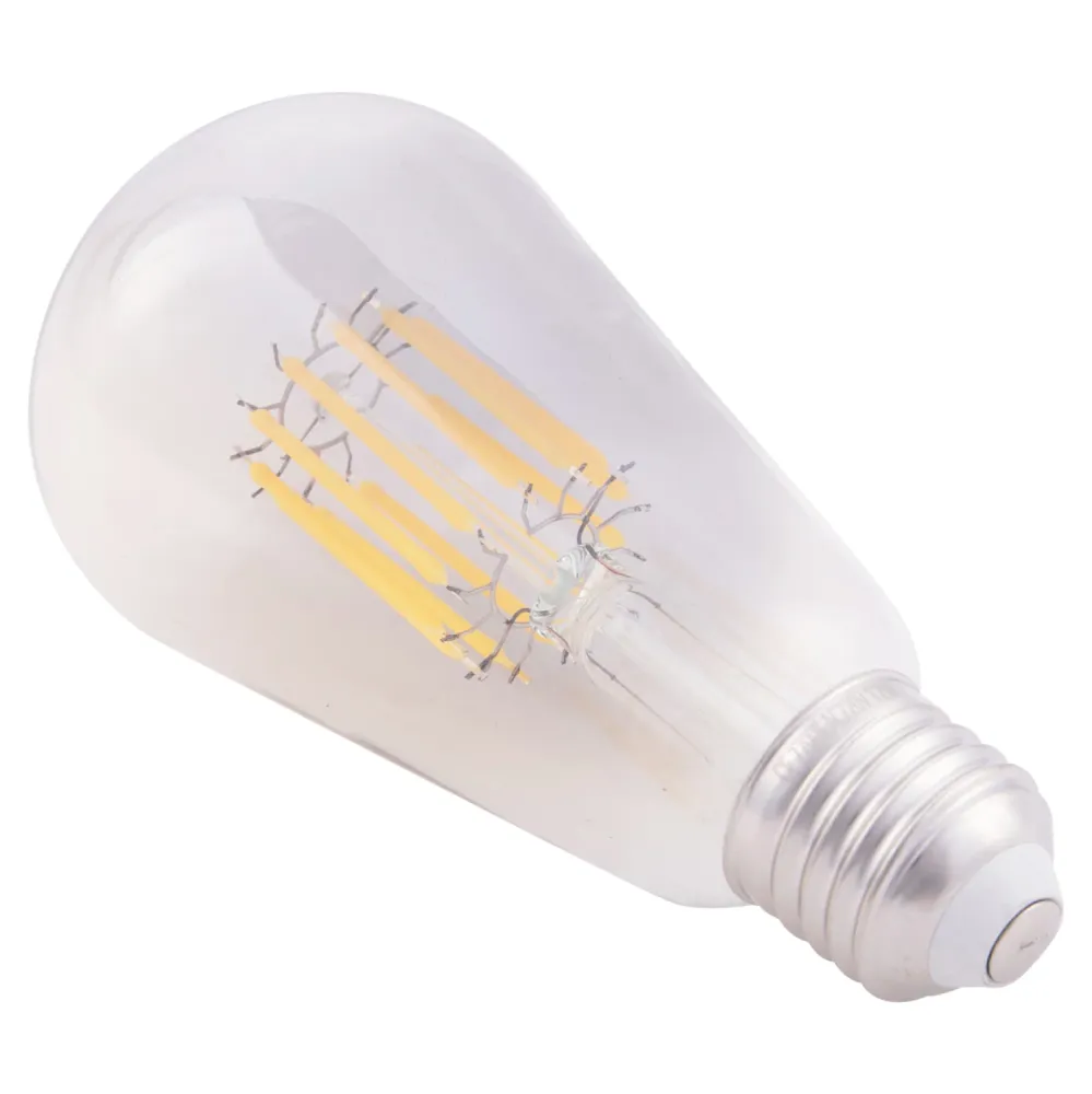 Led крушка 12W E27 2700K сив опушен цвят
