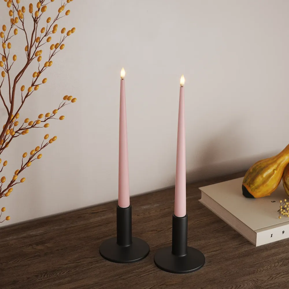 LED светлина за зареждане с липса, 2 бр. (28 cm) Светлорозово