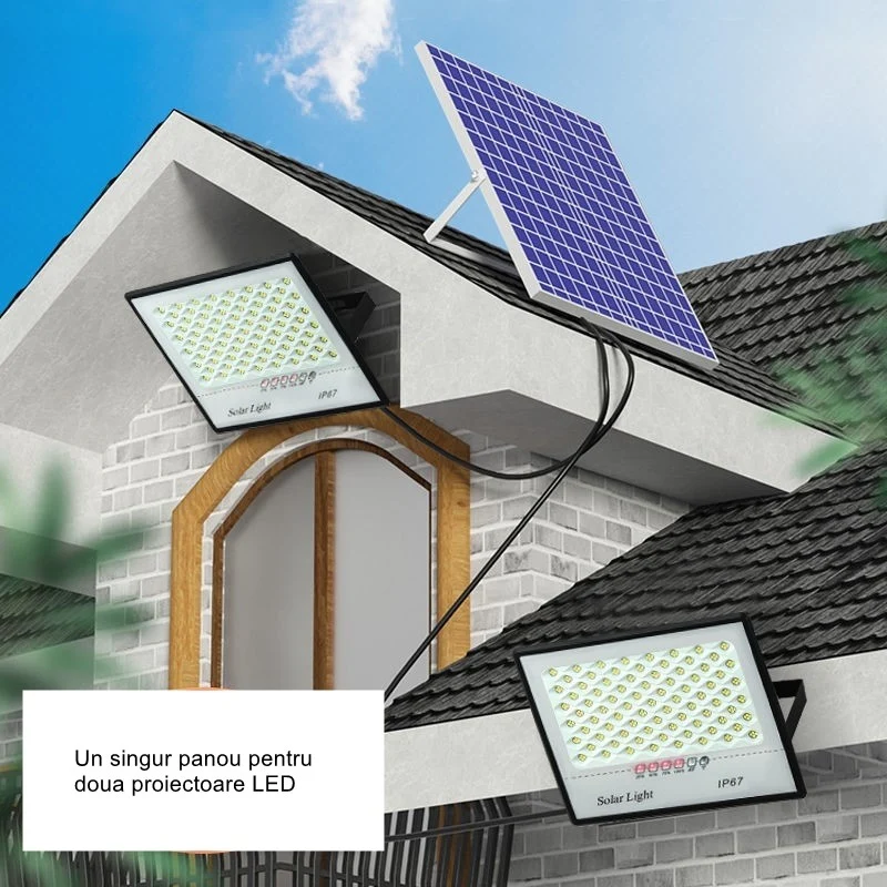 Комплект от 2 соларни LED прожектора 200W | TwoSun