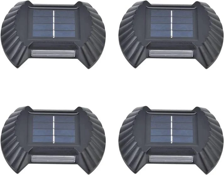 Комплект от 4 външни соларни лампи с LED , Прахоустойчиви, За Стената, Двор , Стълби
