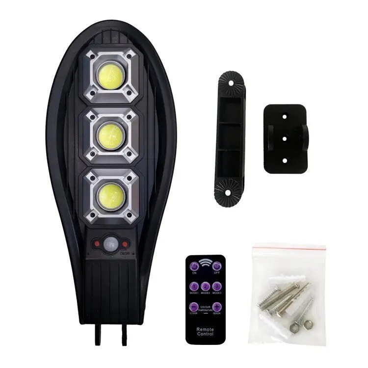 3 бр. Соларна LED лампа 345W IP65 Водоустойчива
