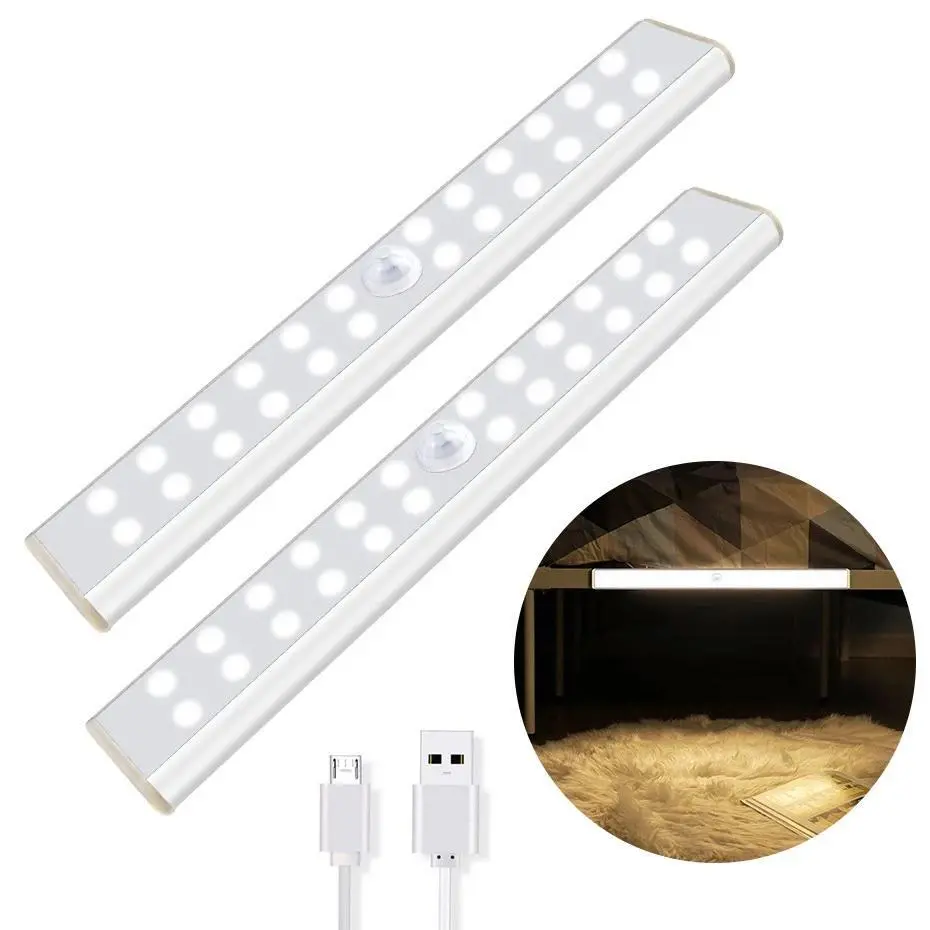 LED лампа безжична със сензор и магнит 30см 40Leds