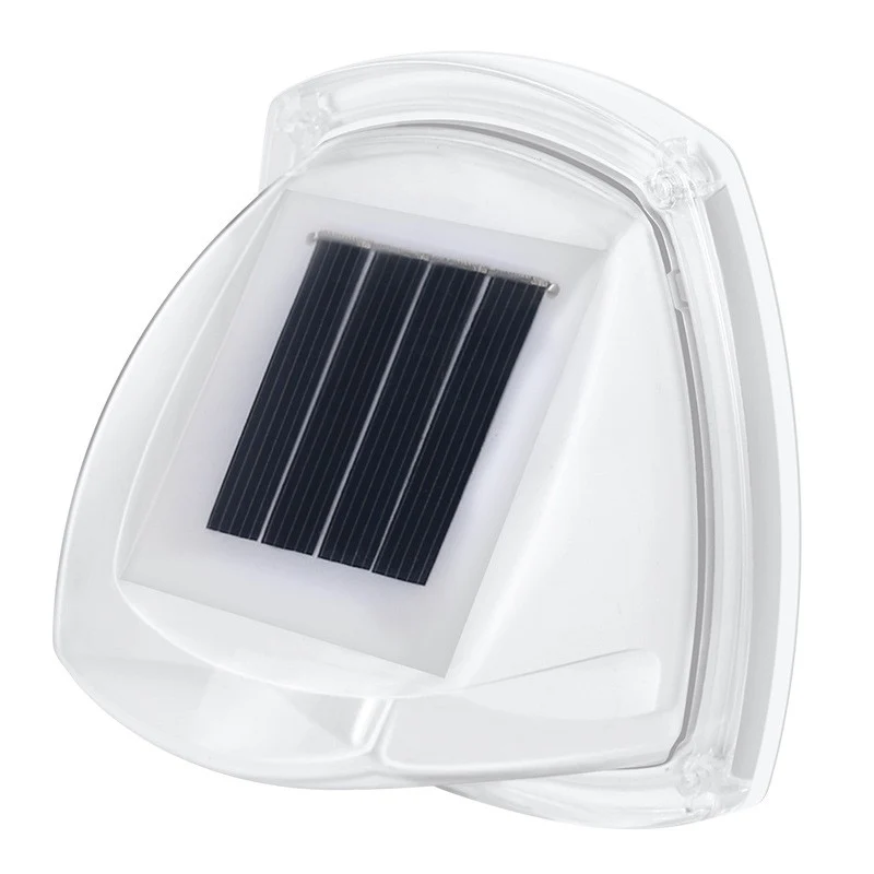 Соларна LED стенна лампа 8.5X9 см, студено бяла | AurixLight 1