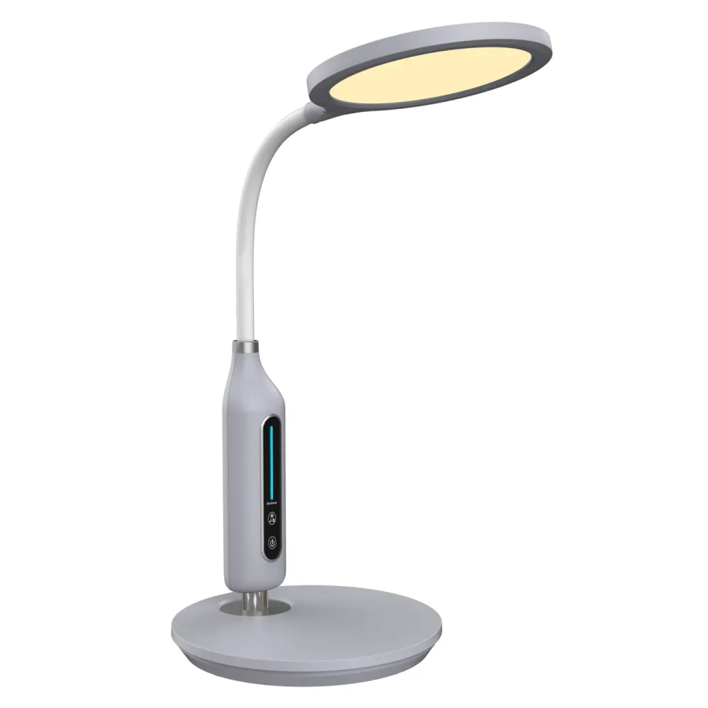 Led настолна лампа BLAIN сив цвят Φ18.5x40.7см