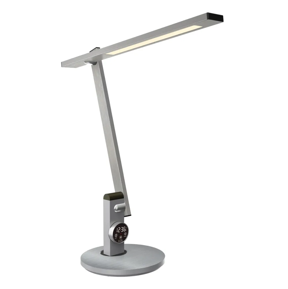 Led настолна лампа BLAIN сребрист цвят Φ19x49.9см