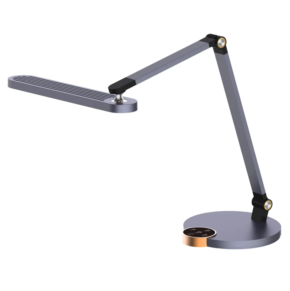 Led настолна лампа BLAIN сив цвят 51.8x40см