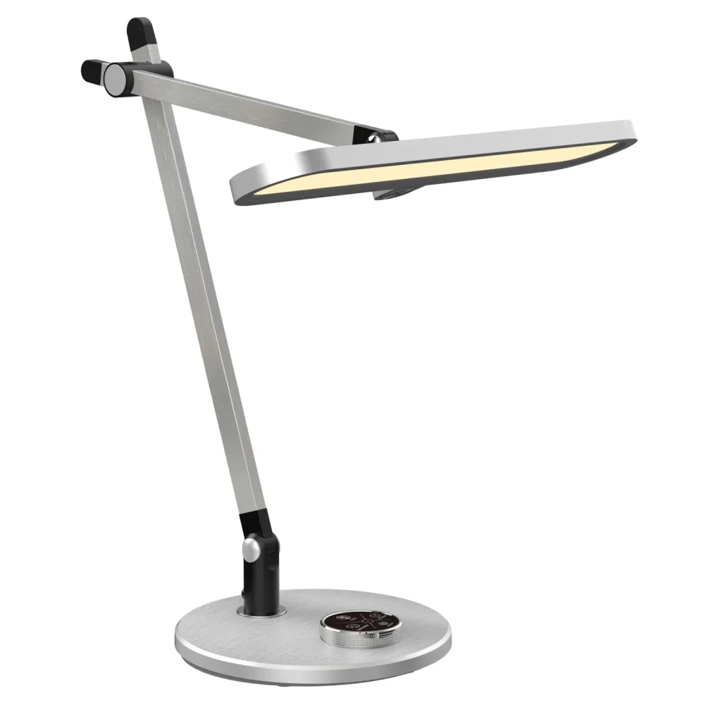 Led настолна лампа BLAIN сребрист цвят 57.5x53Hcм