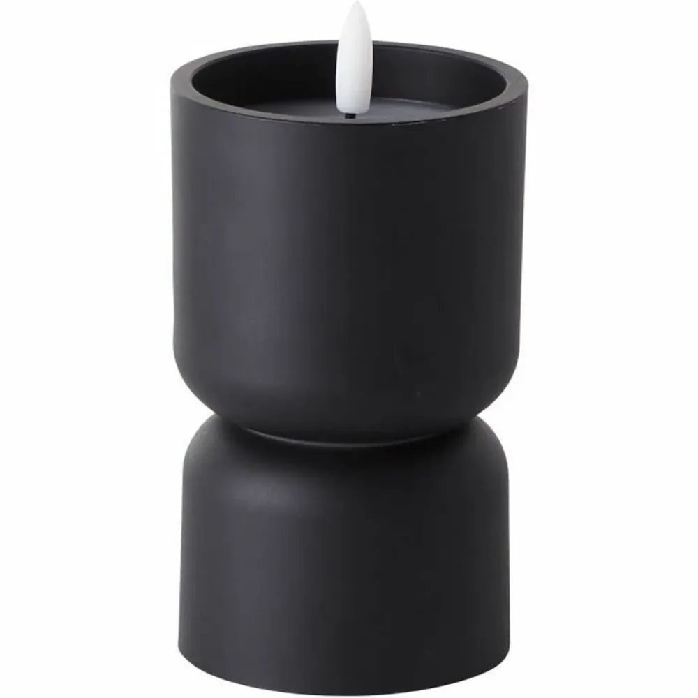 LED Свещ Brilliant Черен 3 W 15 x 8 cm Пластмаса