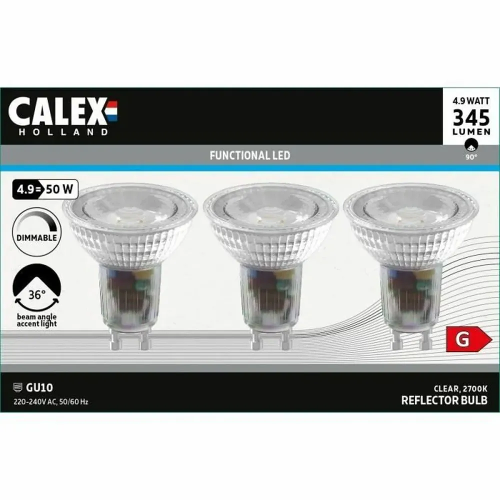 LED крушка Calex Бял G 4,9 W (2700 K)
