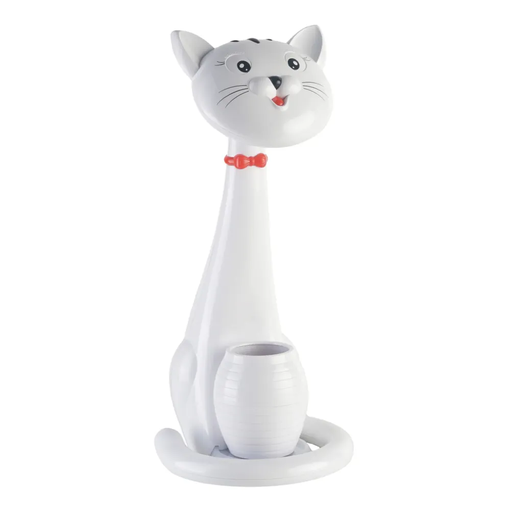 Led настолна лампа CAT бял цвят