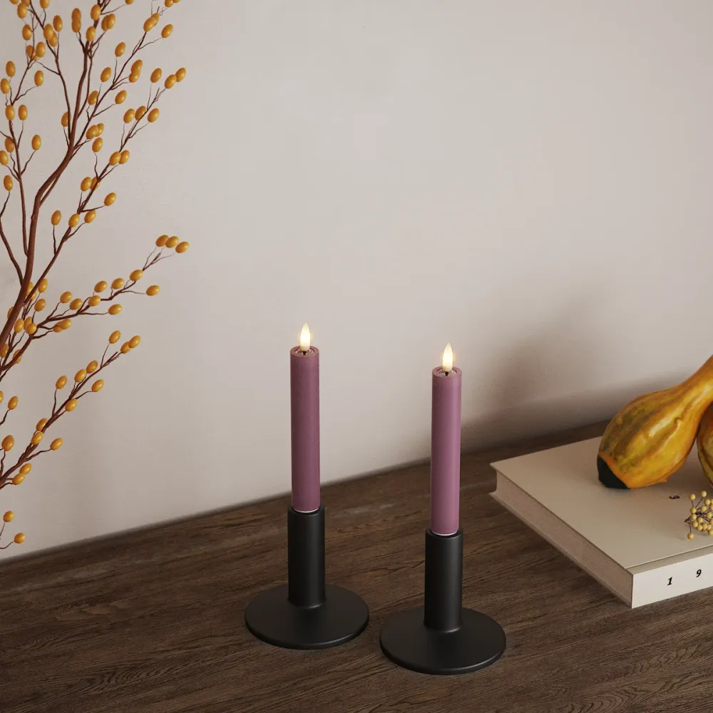 LED CROWN LIGHT 2 бр, Ø 2 x 15 cm Светлолилаво
