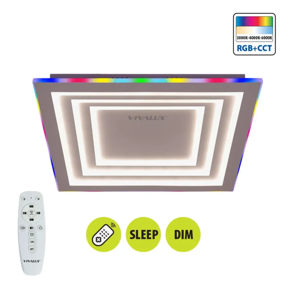 LED ПЛАФОН DAKOTA 102W С ДИСТАНЦИОННО