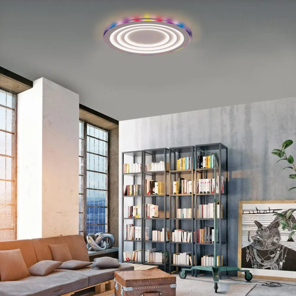 LED ПЛАФОН DALIA 80W С ДИСТАНЦИОННО RGB