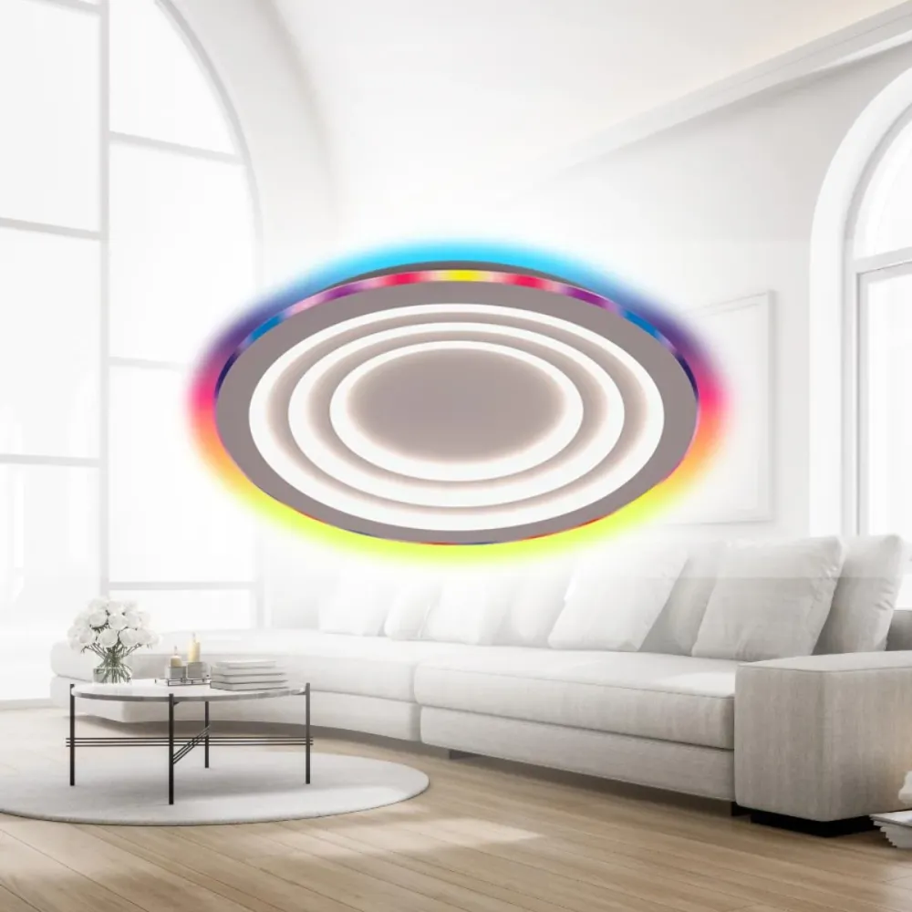 LED ПЛАФОН DALIA 80W С ДИСТАНЦИОННО RGB