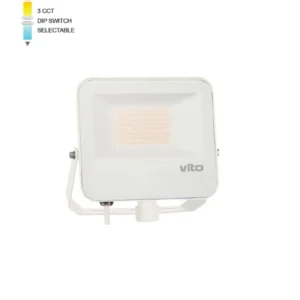 LED ПРОЖЕКТОР DANUBE 50W 3CCT IP66 БЯЛ