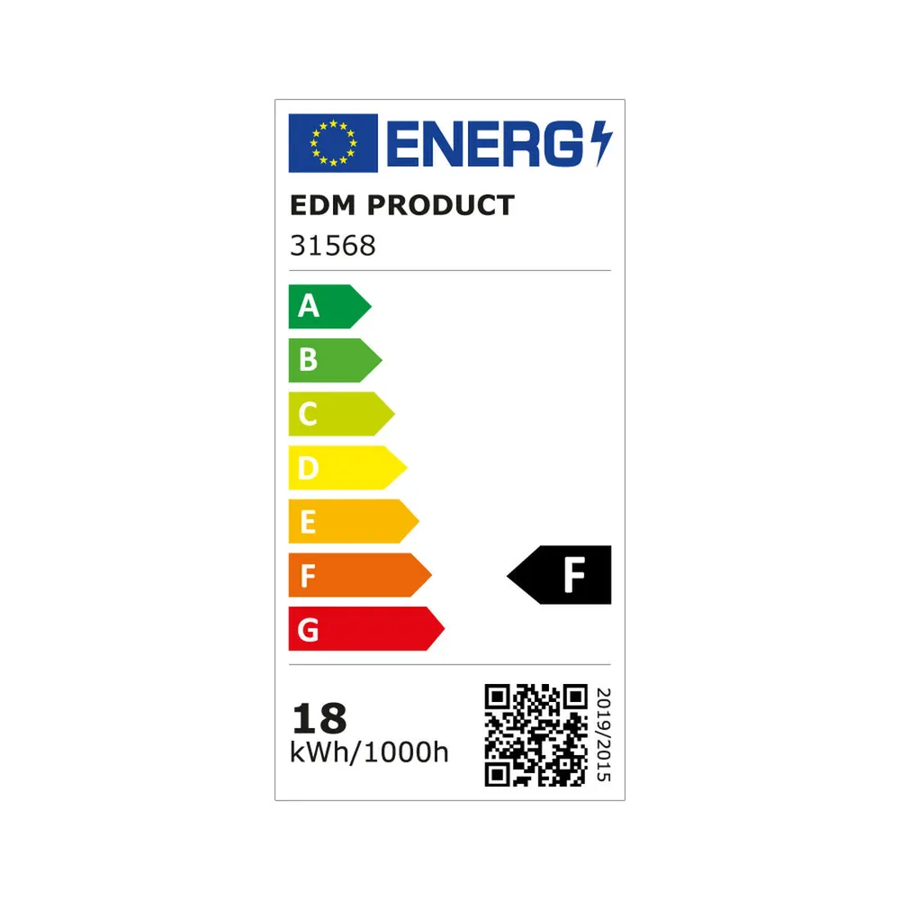 LED Down Светлина EDM 31568 F 18 W 1820 Lm 3 броя (4000 K)