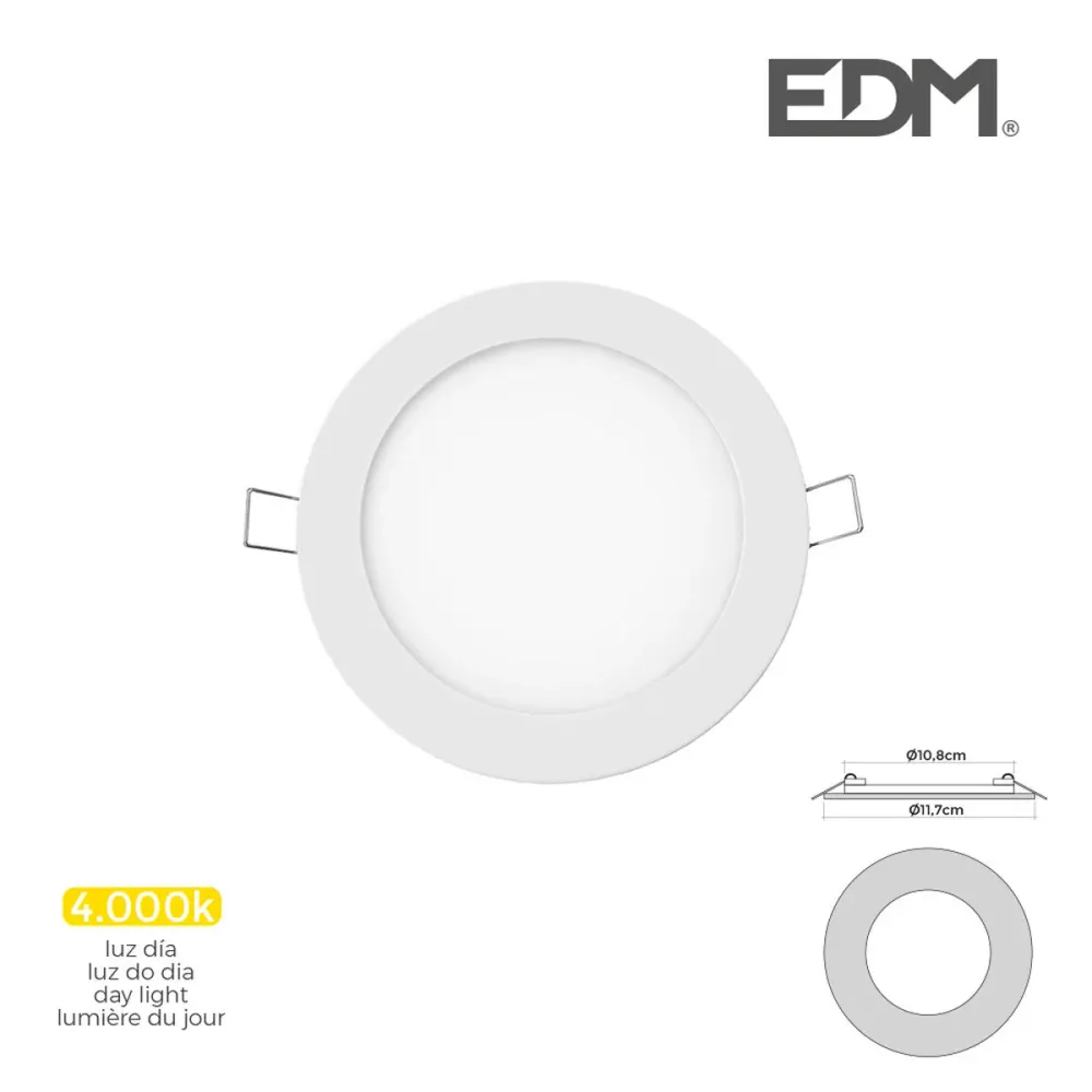 LED Down Светлина EDM 31602 G 6 W 320 Lm (4000 K)