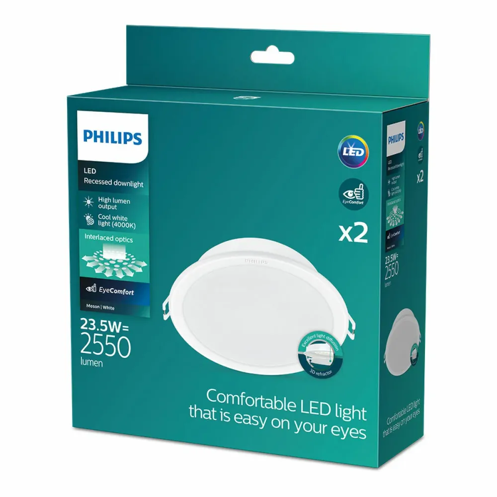 LED Down Светлина Philips Meson 23,5 W 2550 Lm (4000 K)
