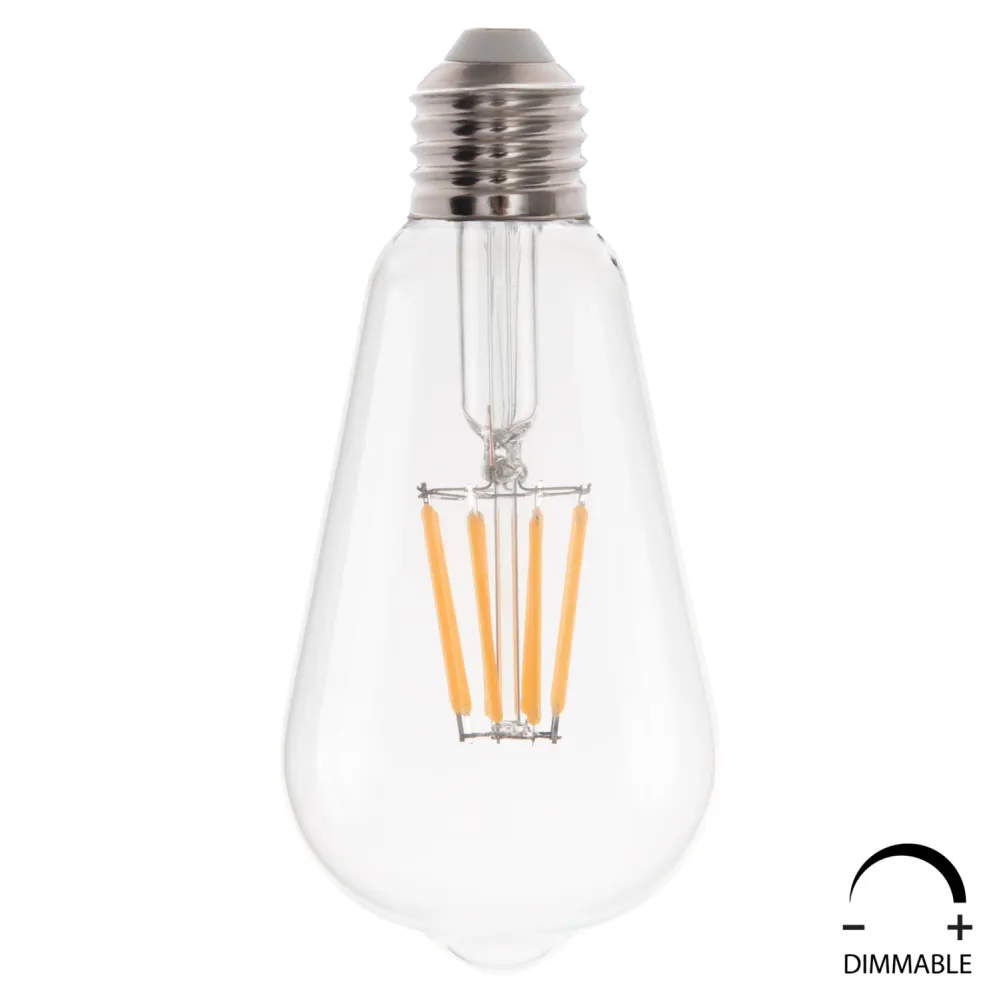 Led крушка 8W E27 - 2700K прозрачна