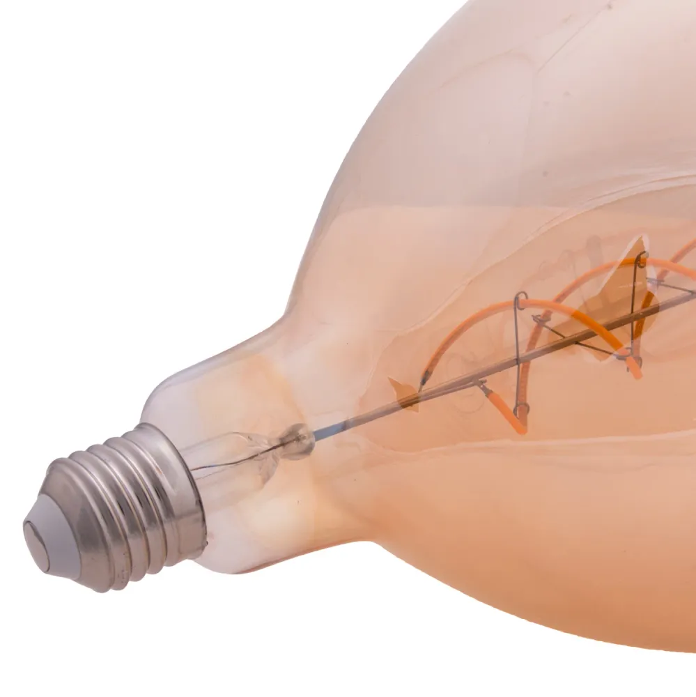 Led крушка 8W E27 3000K бежов цвят