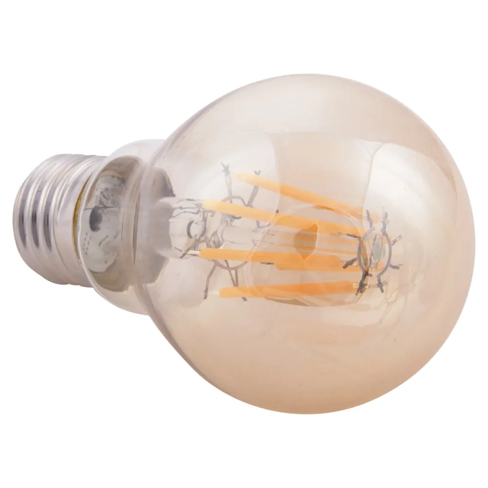 Led крушка златист цвят 8W E27 3000K златист цвят