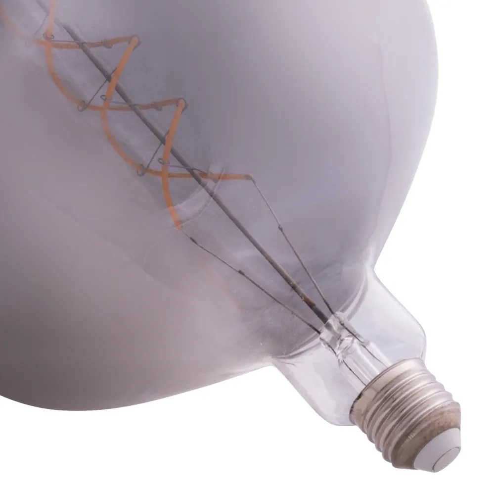 Led крушка 8W E27 3000K сив цвят