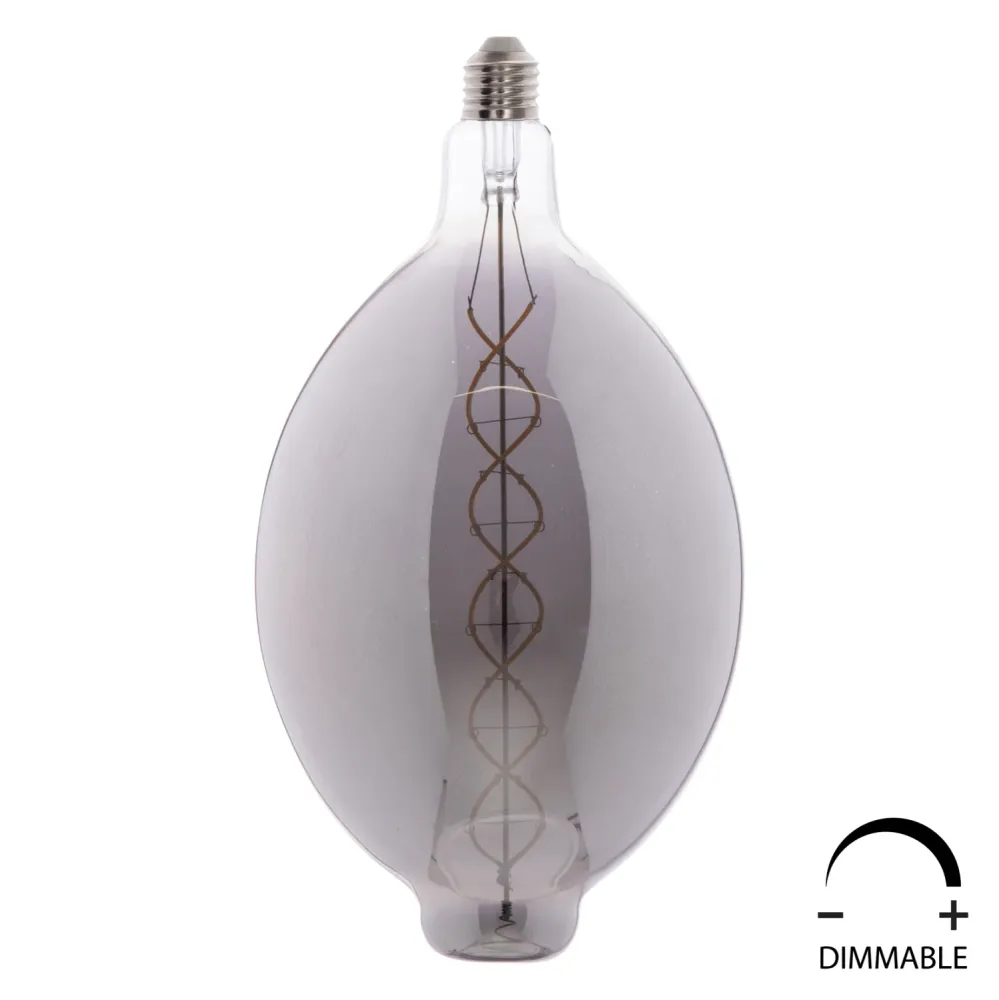 Led крушка 8W E27 3000K сив цвят