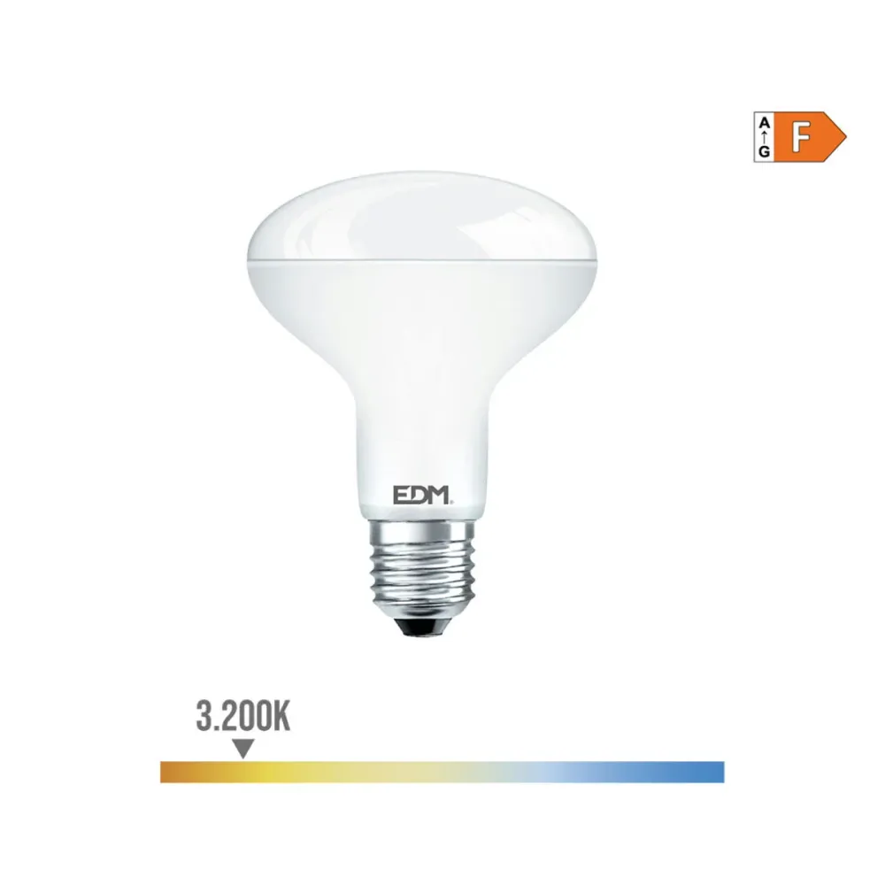 LED крушка EDM 35488 F 12 W 75 W 80 W E27 1055 lm Ø 9 x 12 cm Рефлекторна (3200 K)