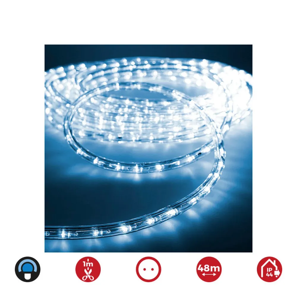 LED тръба EDM 72716 flexiLED Син 1,4 W x 1 m 48 m 2 начина