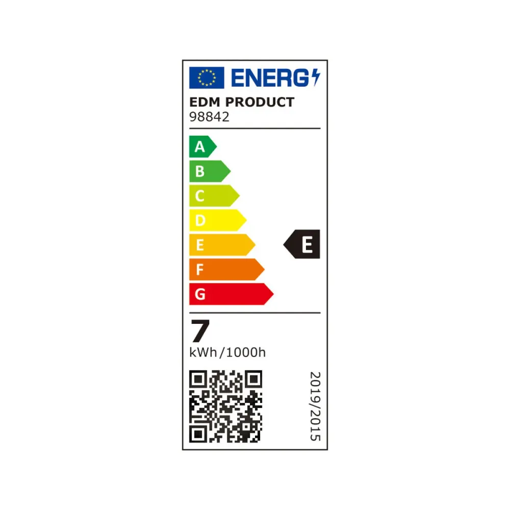 LED крушка EDM 98842 E 60 W E14 800 lm Тръбен (3200 K)