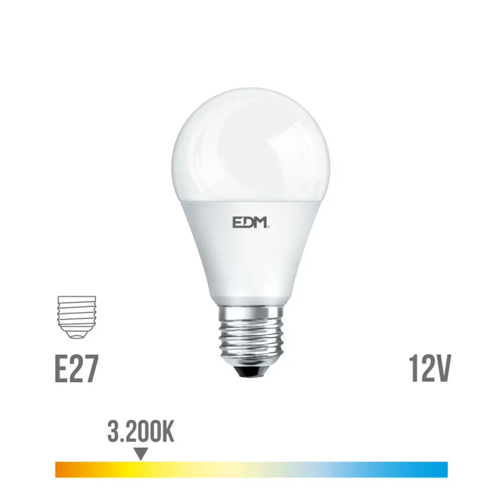 LED крушка EDM 98850 Standard 60 W 73 W 10 W E27 810 Lm 1020 Lm Ø 5,9 x 11 cm (3200 K)