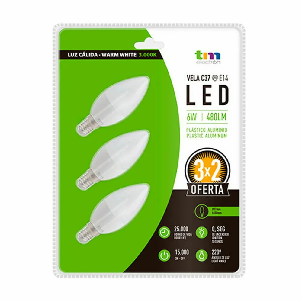 LED крушка TM Electron E14 3000 K