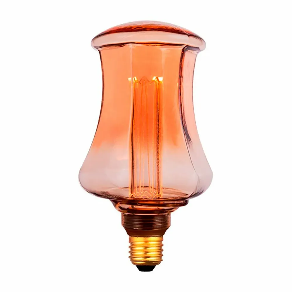 LED крушка Fbright s100 Кехлибар 4 W E27 200 Lm Декоративна (1800 K)