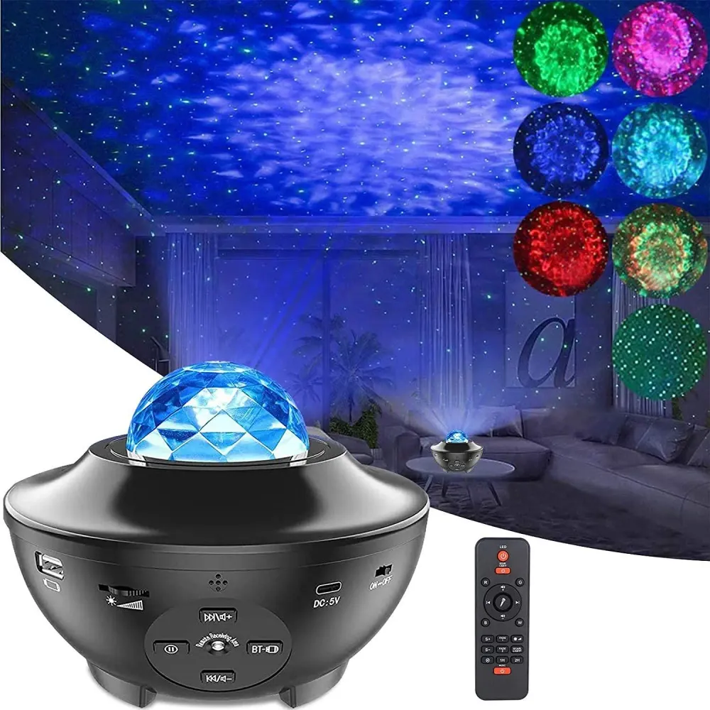 LED Galaxy Star проектор с Bluetooth високоговорител
