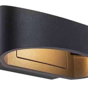 LED АПЛИК GERLA 9W 400LM IP54 ЧЕРЕН