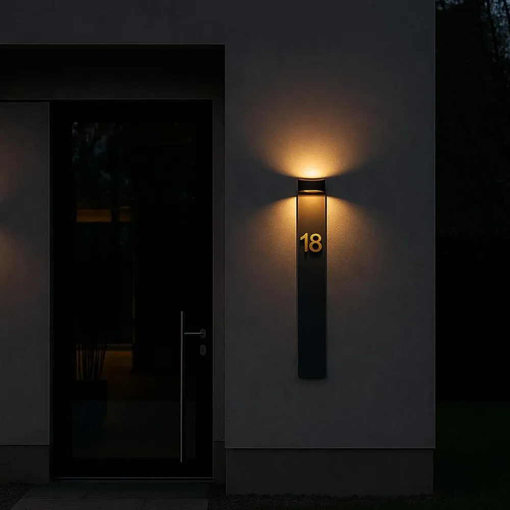 LED АПЛИК GERLA 9W 400LM IP54 ЧЕРЕН