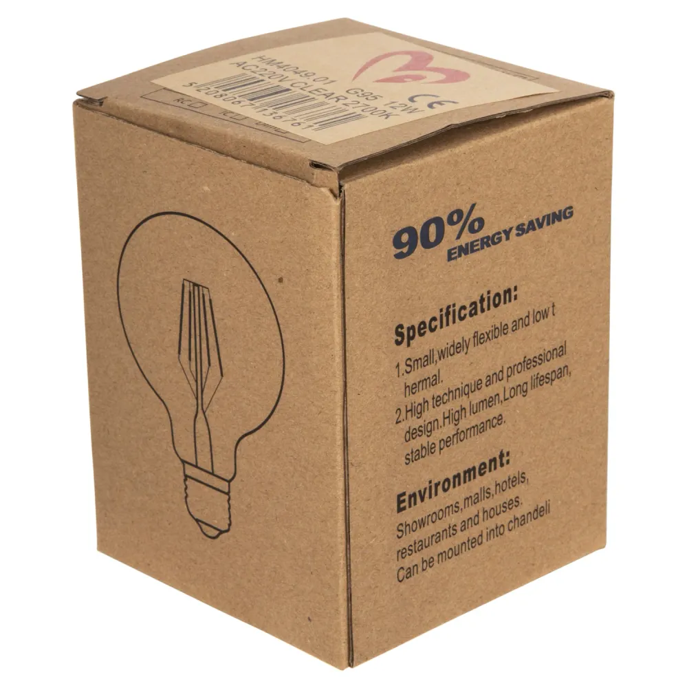 LED крушка GLOBO 12W E27 3000K прозрачна