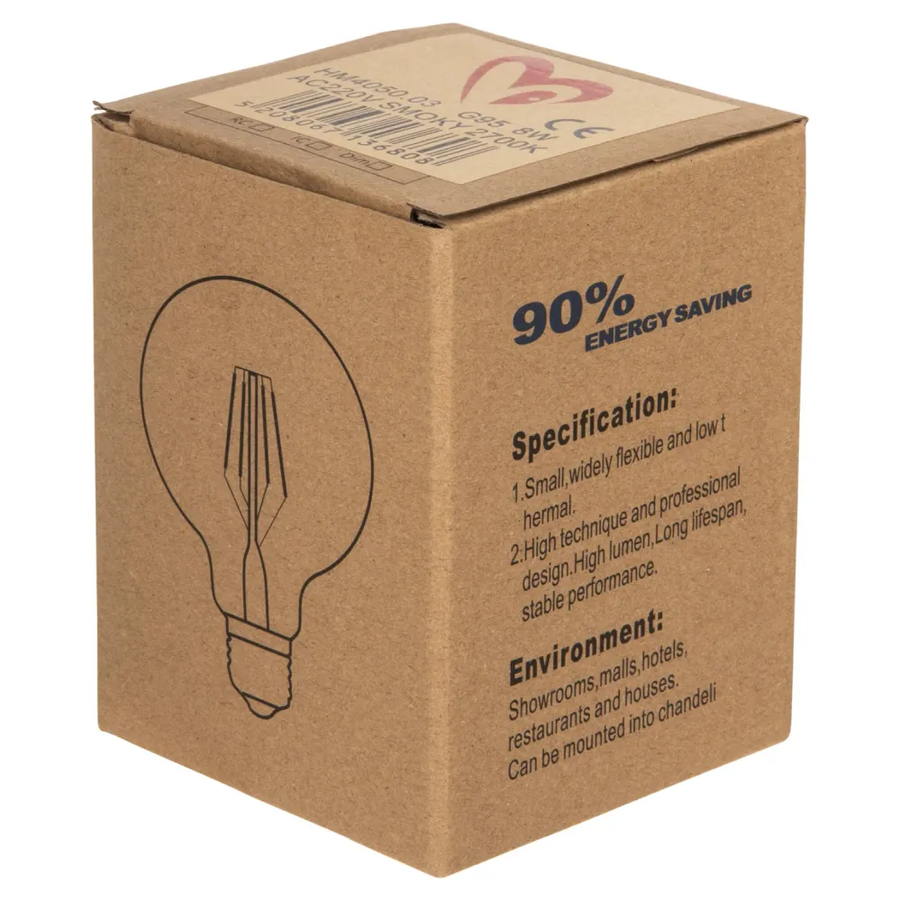 LED крушка GLOBO 8W E27 3000K, димируема